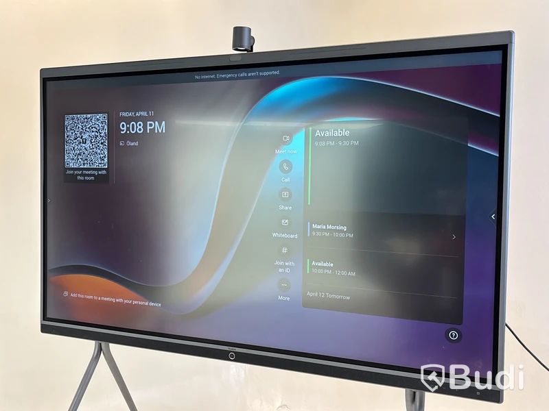 Smart Whiteboard Yealink MB86 86 tum Meeting Board med MeetingBoard 6x Optisk PTZ Kamera