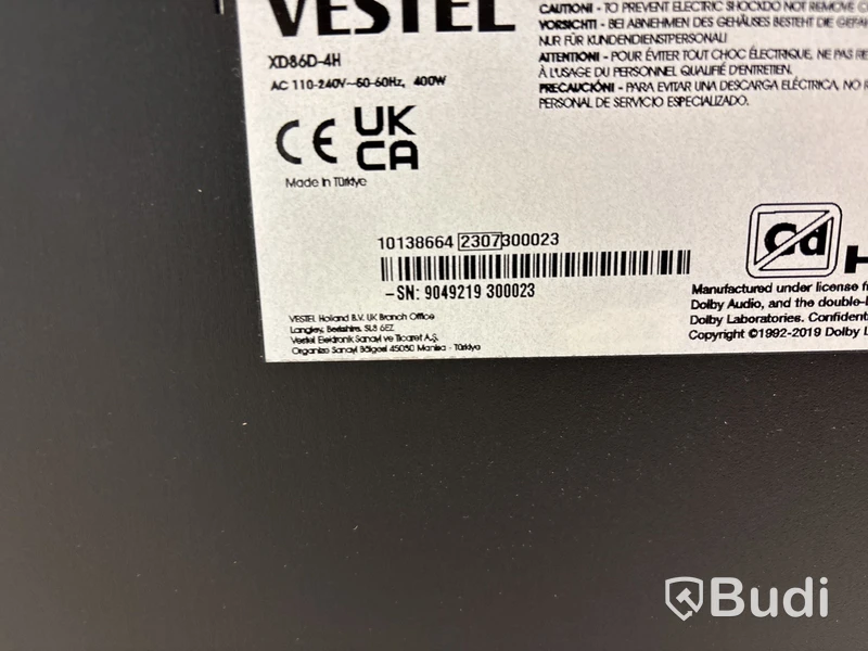 TV Vestel XD86D-4H 86 tum