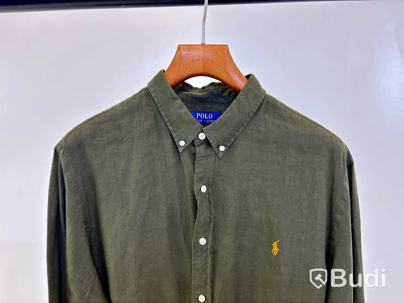 Linneskjorta Ralph Lauren, stl. XXL, Slim fit linen shirt