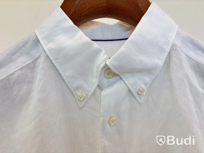 Linneskjorta Eton, stl. L, Solid Linen Shirt, slim fit