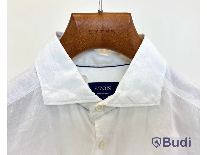 Linneskjorta Eton, stl. L, Contemporary fit casual shirt