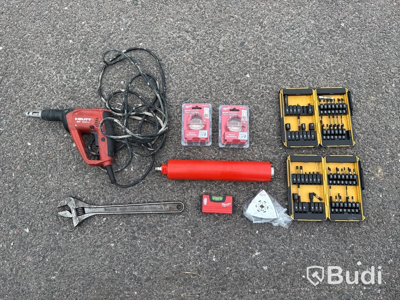 Gipsskruvdragare Hilti SF4000 & verktygstillbehör