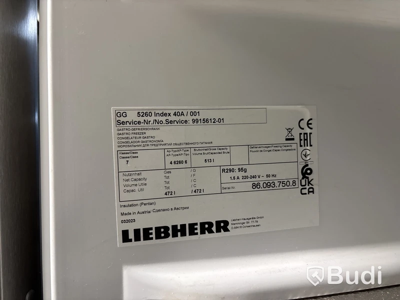 Frysskåp Liebherr ProfiLine, GG5260