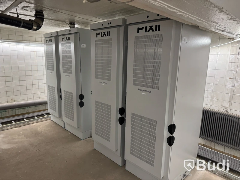 Komplett Batterianläggning med 10 st. Pixii PowerShaper 2 samt solceller och laddstation för elbil