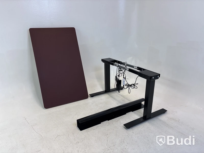 Höj- och sänkbart skrivbord Brizley Premium Plus, Burgundy 4154