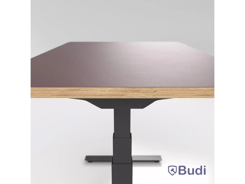 Höj- och sänkbart skrivbord Brizley Premium Plus, Burgundy 4154