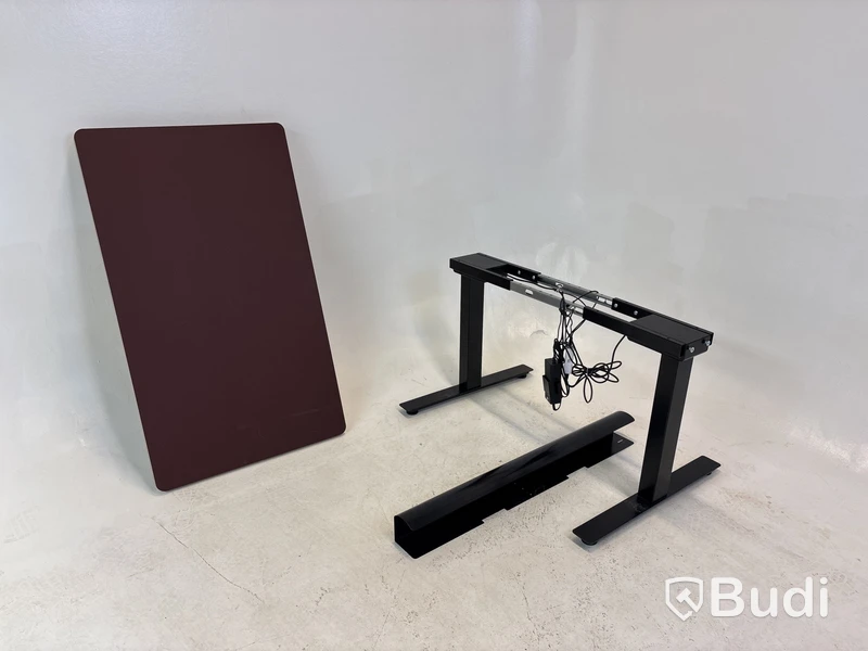 Höj- och sänkbart skrivbord Brizley Premium Plus, Burgundy 4154