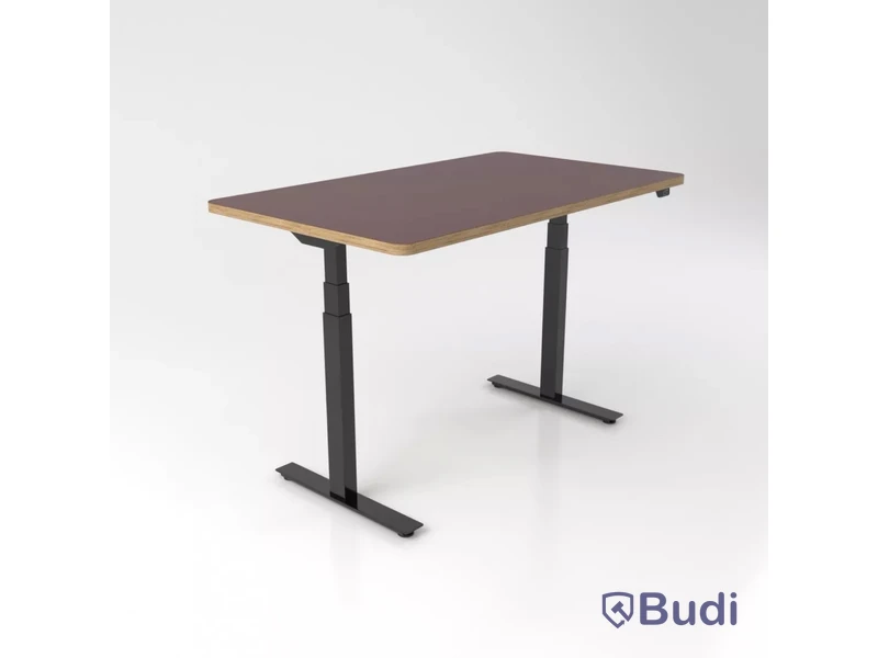 Höj- och sänkbart skrivbord Brizley Premium Plus, Burgundy 4154