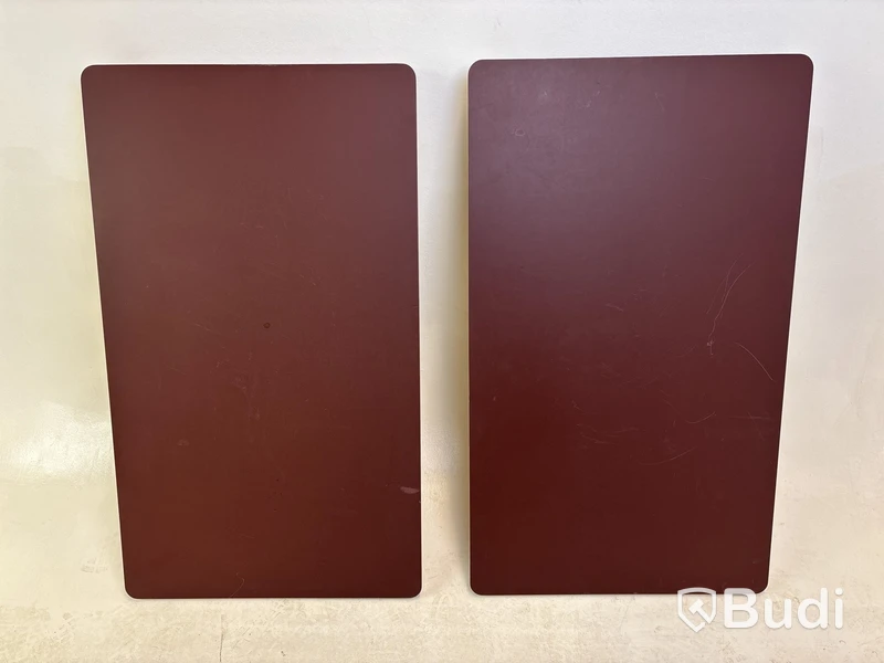 2 st. Höj- och sänkbart skrivbord Brizley Premium Plus, Burgundy 4154