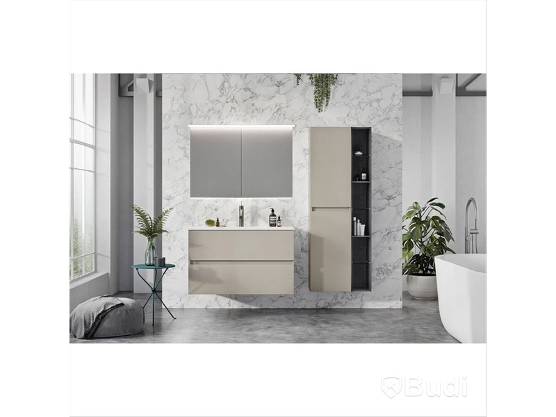 SPEGELSKÅP SWEBAD HEMAVAN GREIGE 120 CM