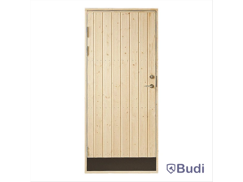 VARMFÖRRÅDSDÖRR VIBOSTUGAN 9X20 VÄNSTER RAK PANEL