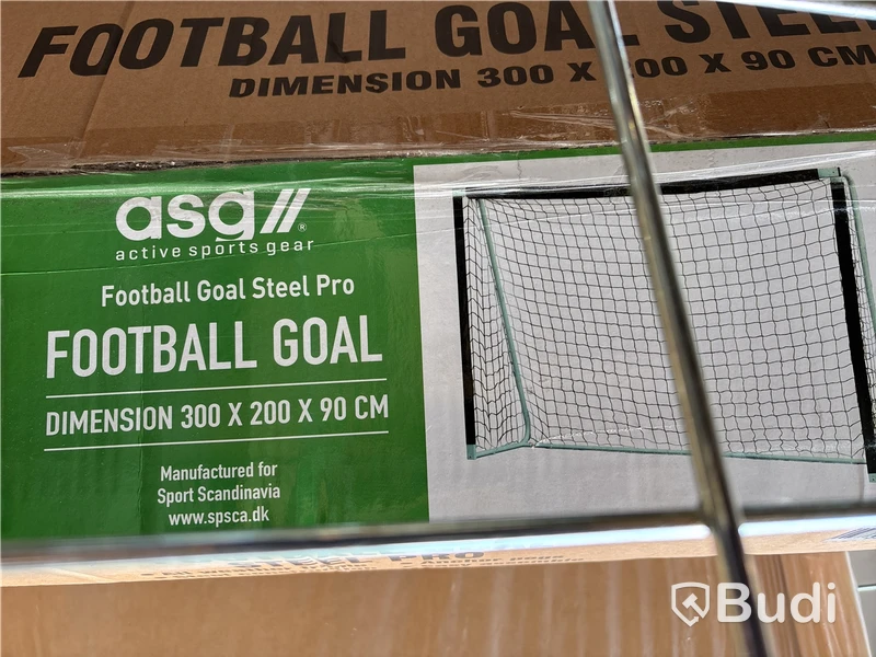 FOTBOLLSMÅL ASG PRO 90X200X300 CM