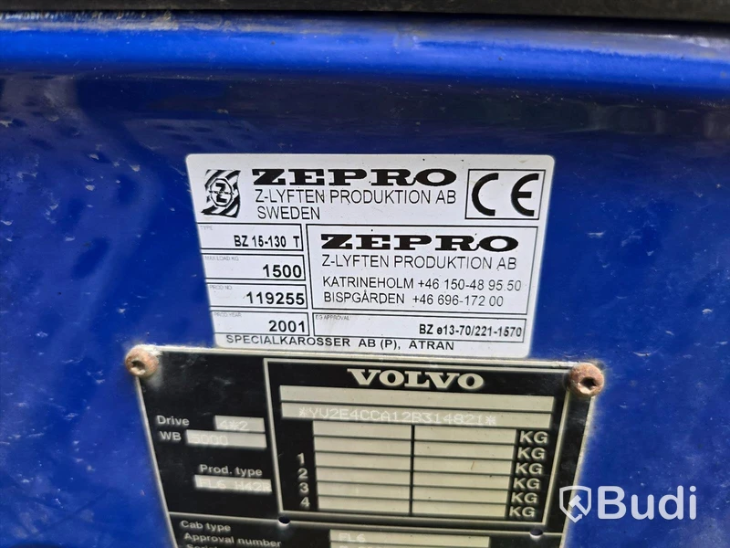 Lastbil | VOLVO FL615 H 4X2 | 2002 | DIESEL | Reparationsobjekt