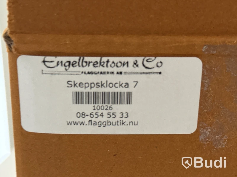 Vägghängd säljklocka/skeppsklocka