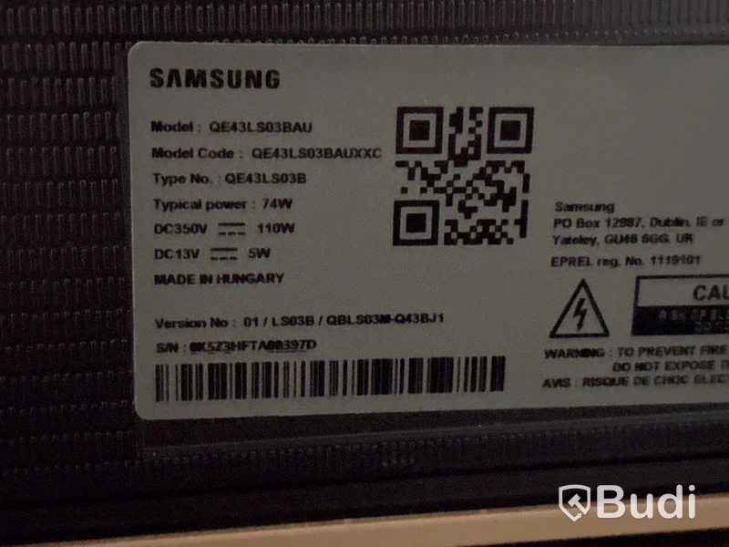 43” TV Samsung QE43LS03BAU