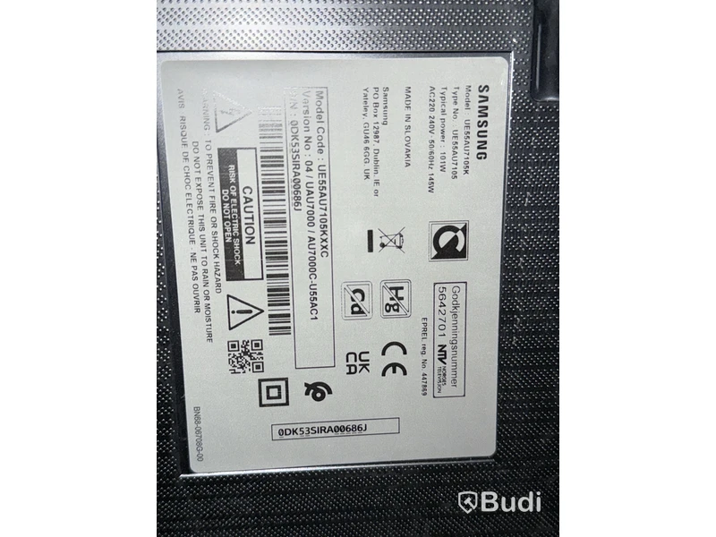 55” TV Samsung UE55AU7105K