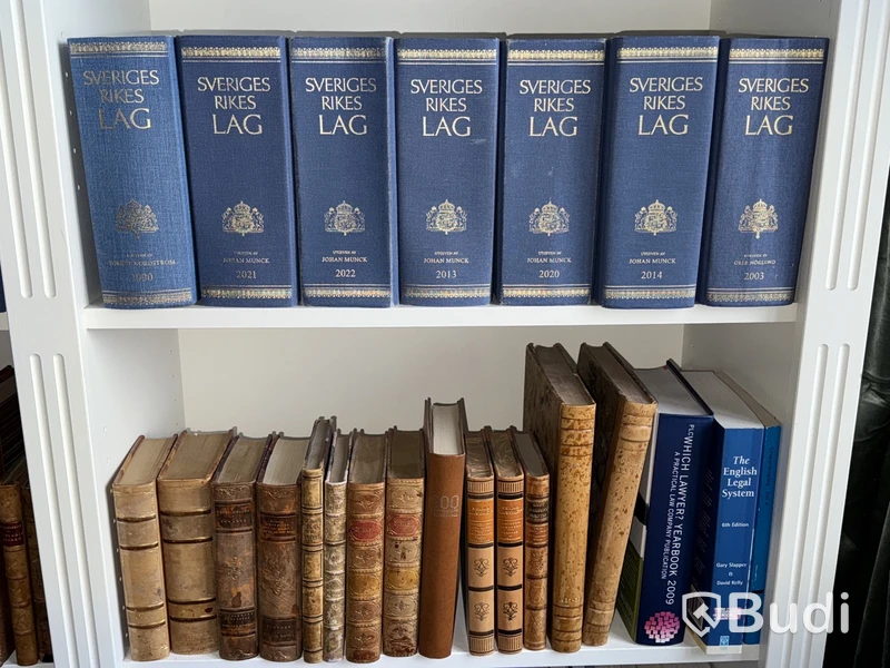 Äldre litteratur - lagböcker, juridik, Nationalencyklopedin etc.