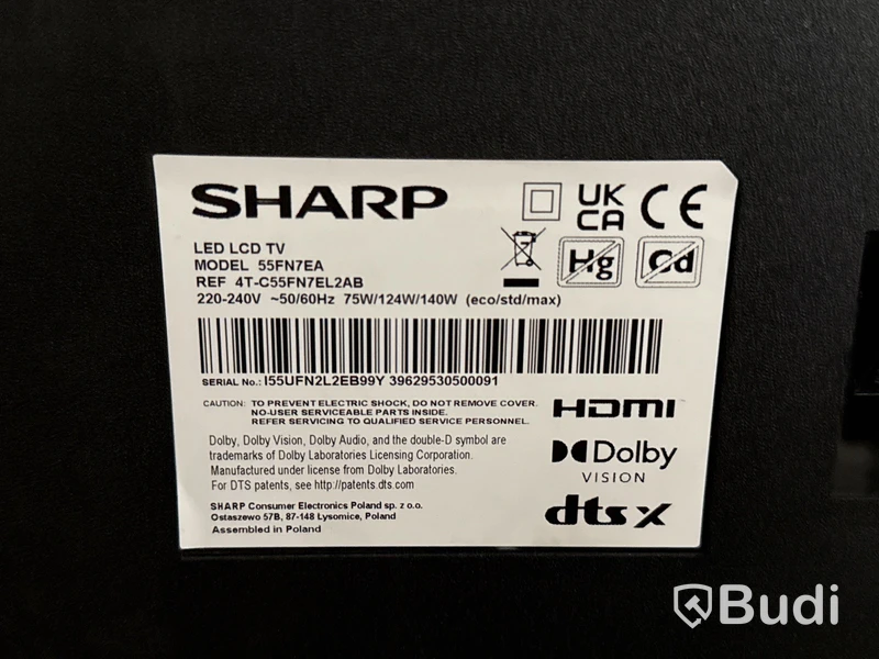 55” TV Sharp 55FN7EA