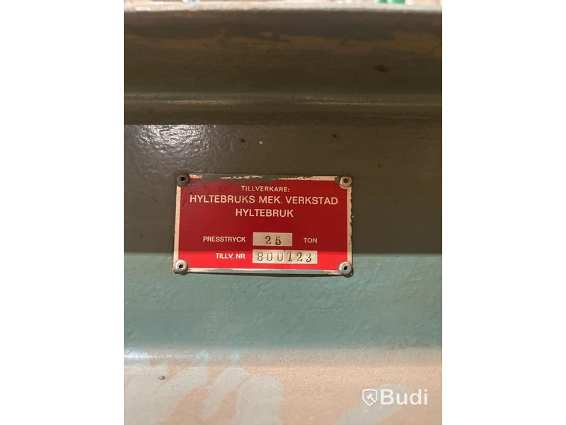 Press 25 Ton Hyltebruks mek.