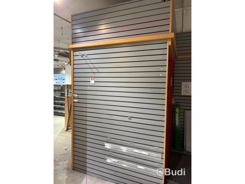 Väggpanel och butiksinredning/hyllsystem