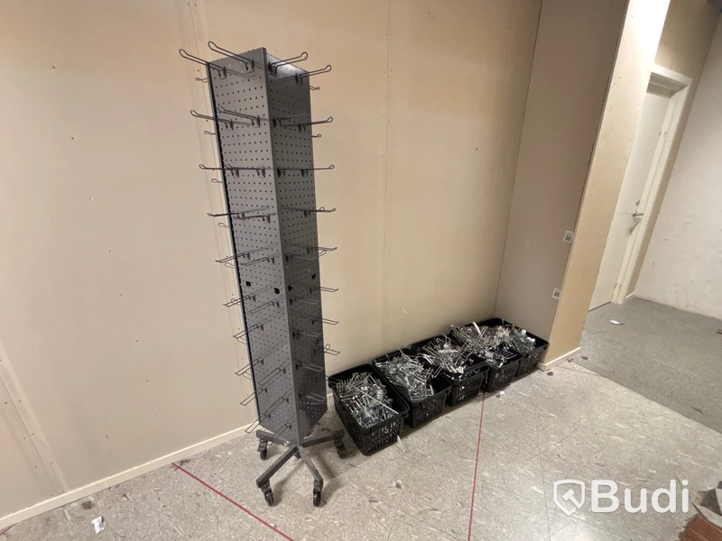 Butiksinredning/ hyllsystem, olika modeller