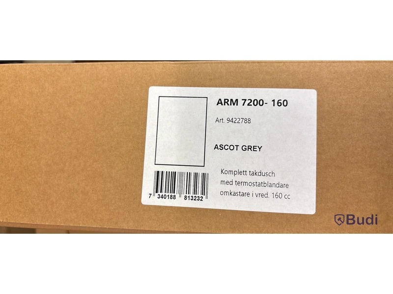 Takduschpaket Tapwell, ARM 7200-160, ascot grey