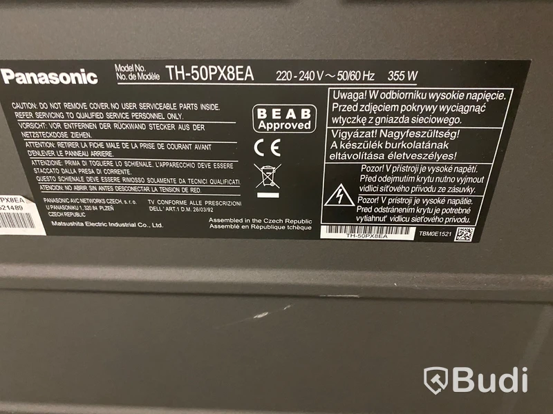 TV Panasonic Viera TH-50PX8EA ink fjärr