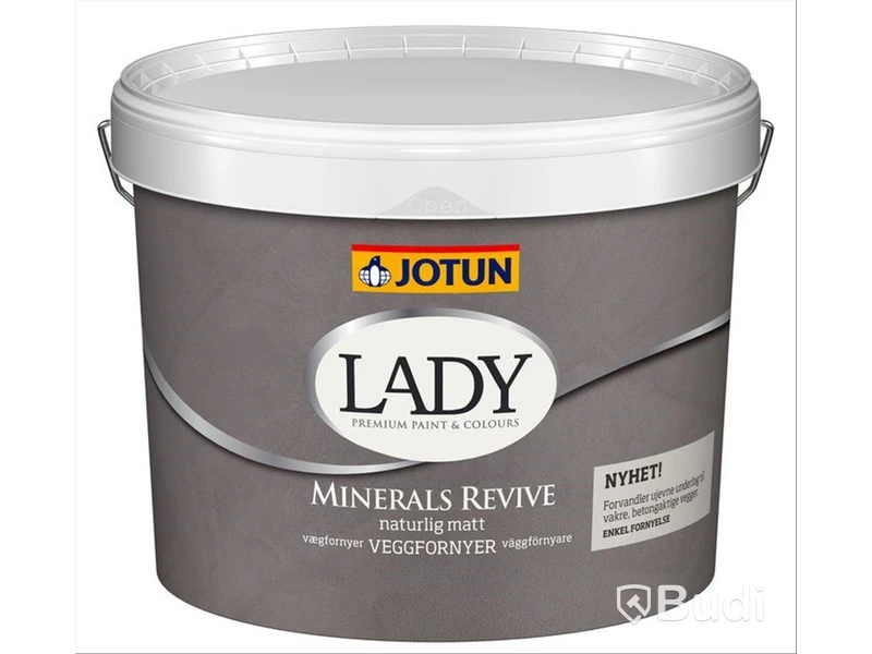 2 st. 10-litershinkar Täckfärg Lady Minerals Revive 01-base