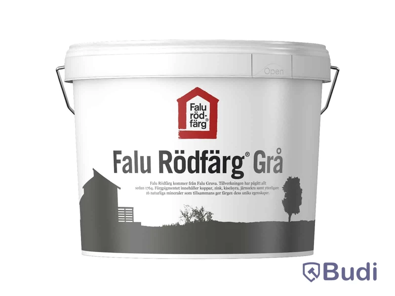 2 st. 10-litershinkar Täckfärg Falu Rödfärg Grå