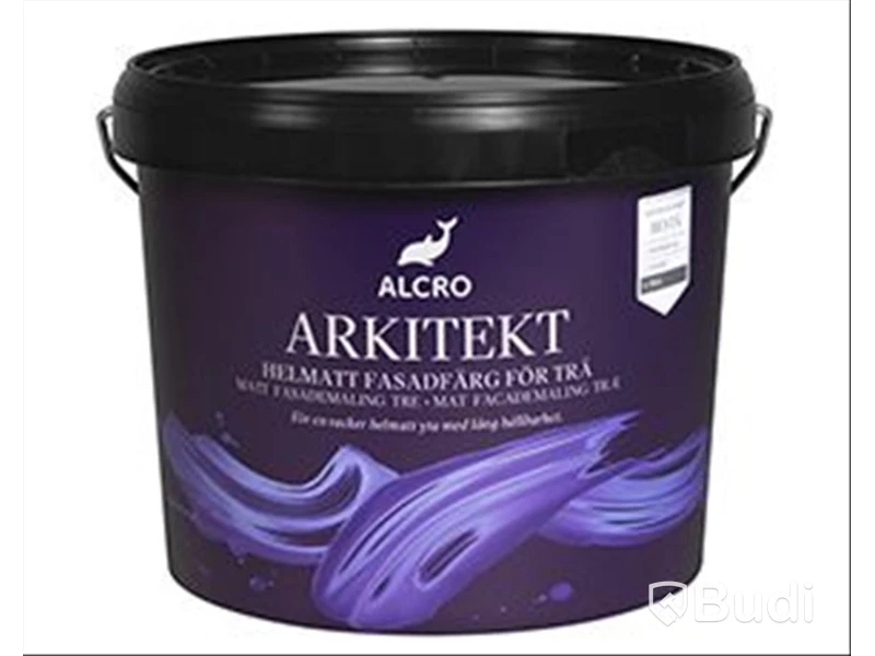 2 st. 9-litershinkar Täckfärg Arkitekt  Vit/Bas A