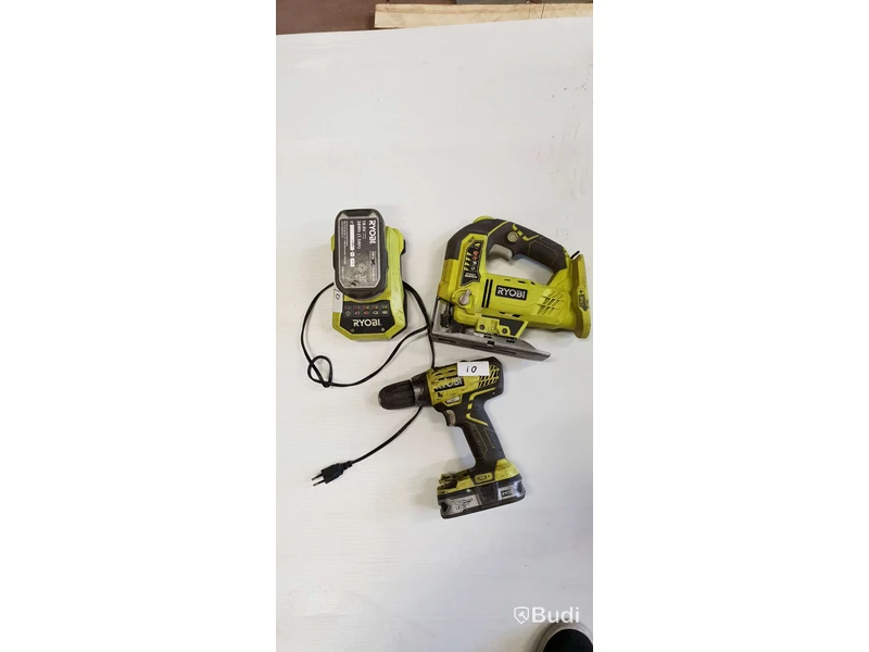 Skruvdragare samt sticksåg RYOBI 18V 2st batterier 1st laddare
