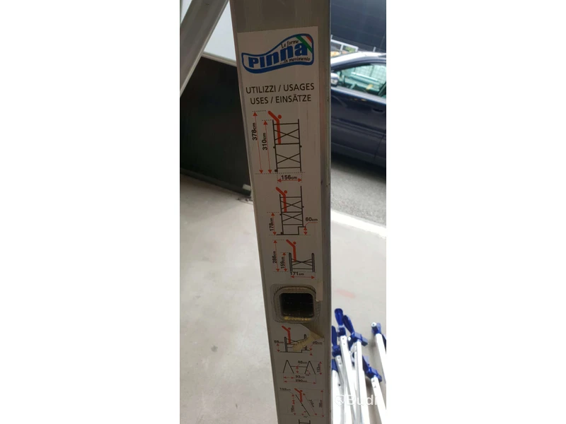 Ledad kombinationsstege SP Kontrollerad FACAL Max arbetshöjd 378cm