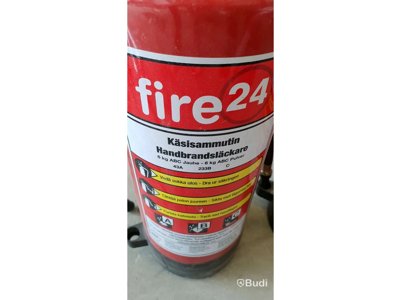 2st 6kg pulversläckare