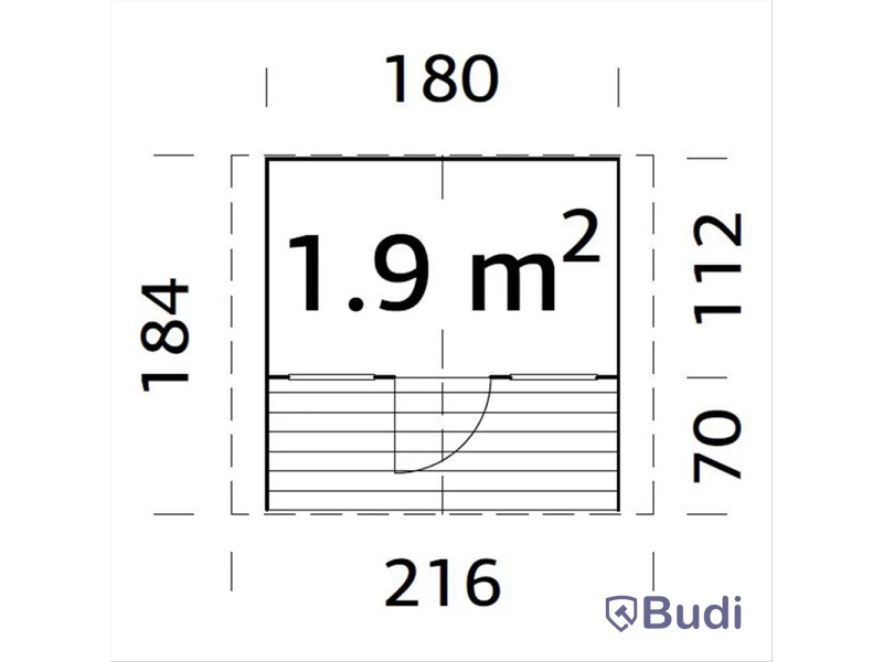 LEKSTUGA PALMAKO FELIX 1,9M²