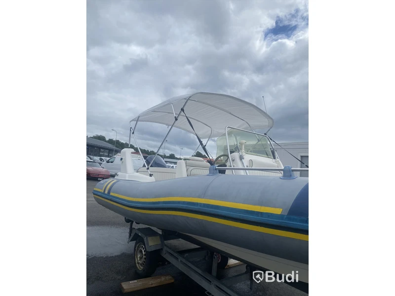 Ribbåt Marlin med Evinrude 150 hk. 2-takt. -2000. Längd (m): 6,30