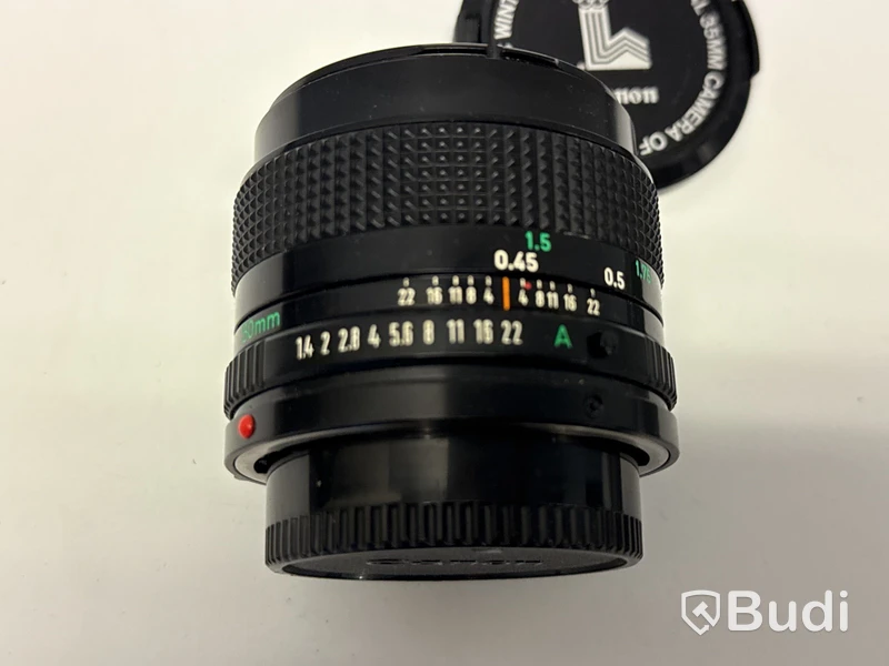 Cannon FD 50 mm 1:14 lins