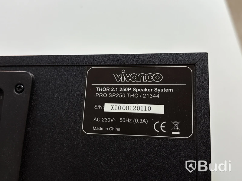 Datorhögtalare Vivanco Thor 2.1 250P
