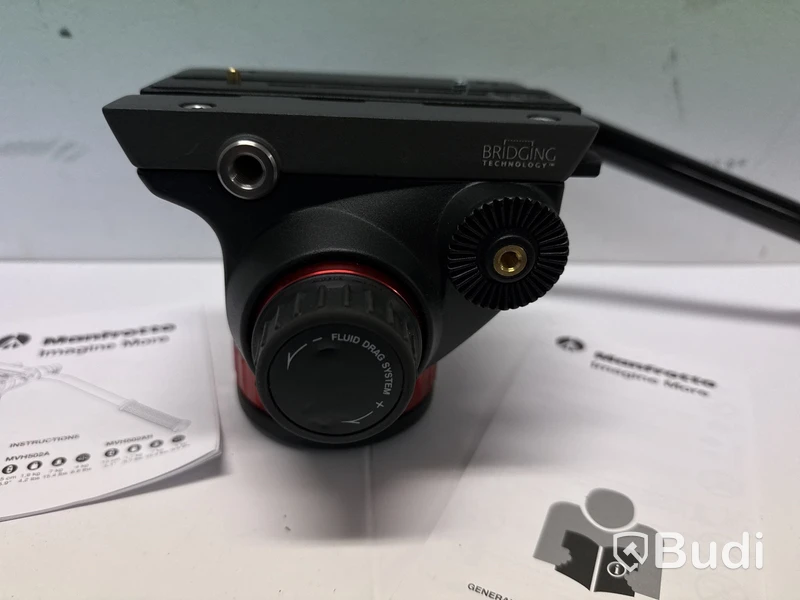 Manfrotto Pro videohuvud medium plan undersida
