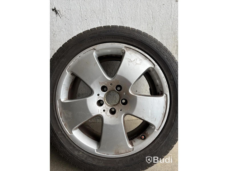 4 st. Däck på fälgar, Contineltal 255/45 R 18 99Y