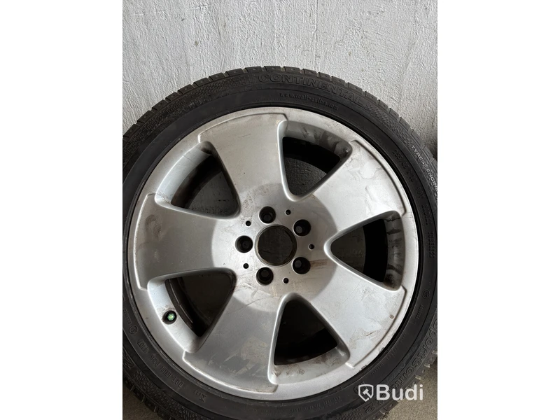 4 st. Däck på fälgar, Contineltal 255/45 R 18 99Y