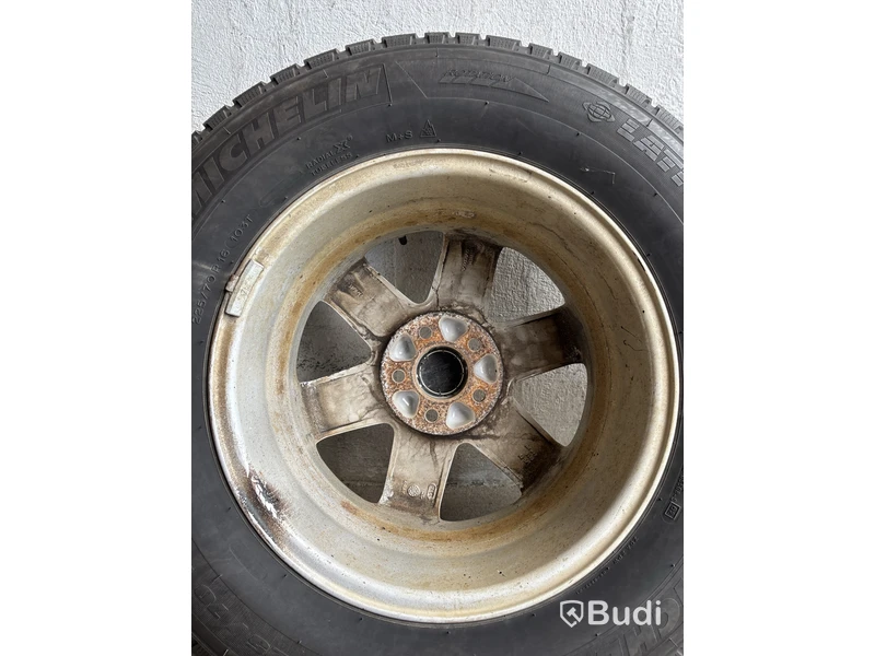 4 st. Däck på fälgar, Michelin 225/70 R 16