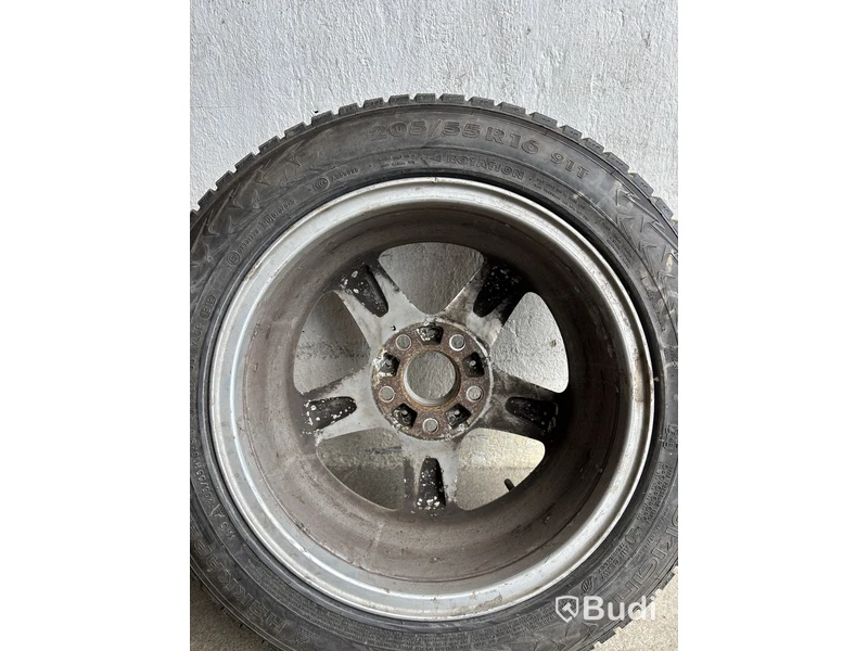 4 st. Däck på fälgar, Hakkapelitta 7 205/55 R16 91T