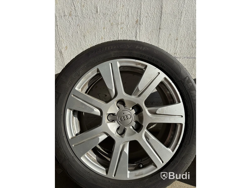 4 st. Däck på fälgar, Michelin Primacy HP 225/50 R17 98Y