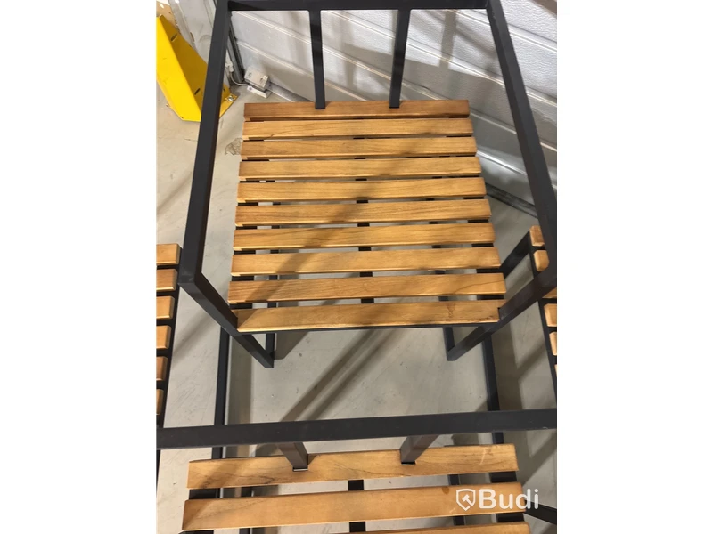 6 st. Stolar för utomhusbruk