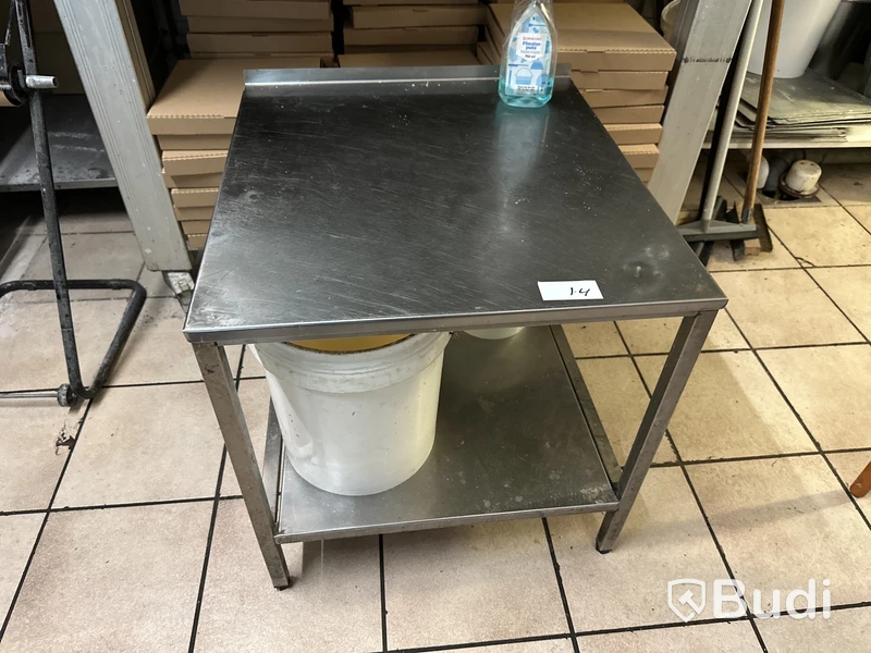 Rostfri bänk liten