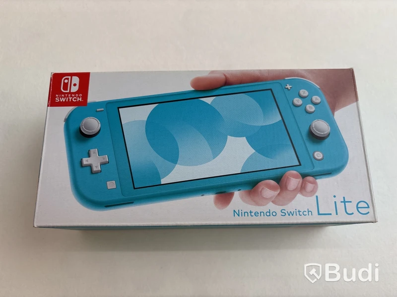 Nintendo Switch lite blå med originalförpackning