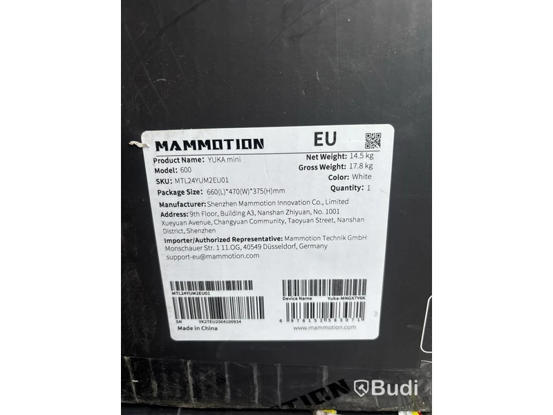 3 st. ROBOTGRÄSKLIPPARE MAMMOTION YUKA MINI 600M² - Reservdelsobjekt / Reparationsobjekt