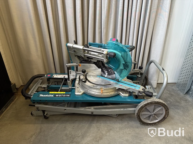 Batteridriven kap- & gersåg Makita DLS211 med stativ WST01N