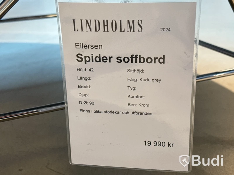 Soffbord Eilersen Spider Kudu. Ord. pris inkl. moms: 19 990 kr