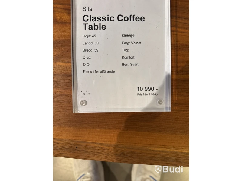 Soffbord Sits Classic. Ord. pris inkl. moms: ca 10 990 kr
